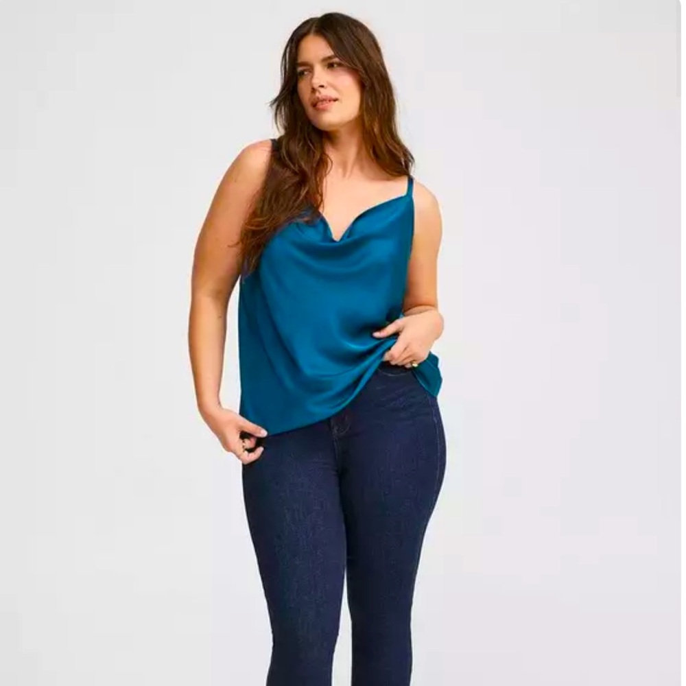 Torrid Satin Cowl Neck Cami